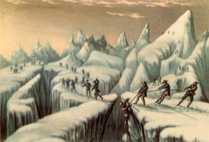 Színpad a Mont Blanc emelkedőjében, 1853, 1946.