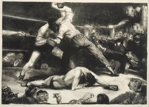 Egy kiütéses győzelem alkotó: George Bellows