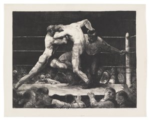 Egy szarvas Sharkeynál alkotó: George Bellows