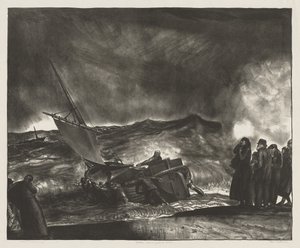 Allan Donn kihajózik alkotó: George Bellows