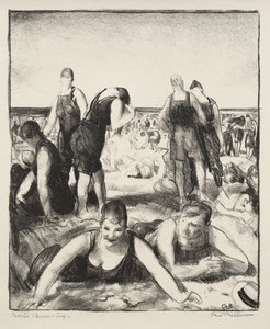Fürdőpart alkotó: George Bellows