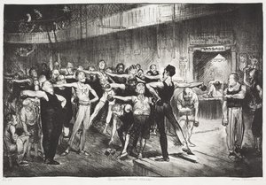 Üzletemberek tanfolyama alkotó: George Bellows