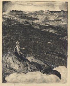 Táncoló város (a világ teteje) alkotó: George Bellows