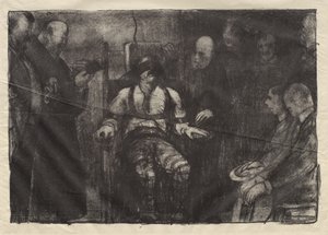 Elektromos kivégzés, első állapot alkotó: George Bellows