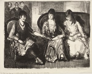 Elsie, Emma és Marjorie, „First Stone” alkotó: George Bellows