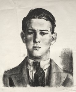 Gregory fejtanulmánya alkotó: George Bellows