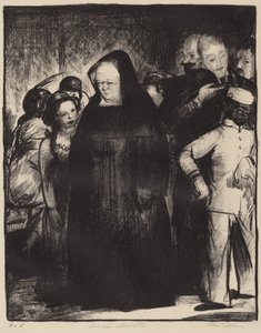 Egy liftben alkotó: George Bellows