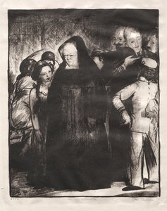 Egy liftben alkotó: George Bellows