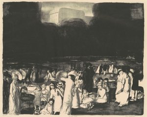 A Parkban, Sötét alkotó: George Bellows