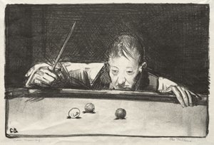 Beltéri sportoló alkotó: George Bellows