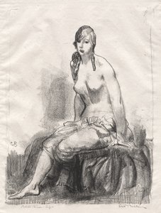 Reggel, meztelen vázlat alkotó: George Bellows