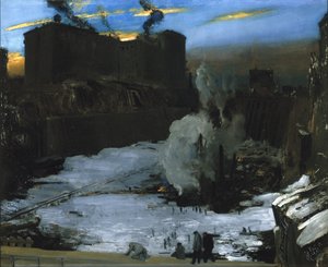 A Pennsylvania Station ásatásai alkotó: George Bellows
