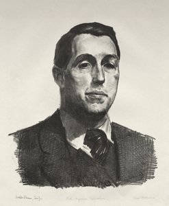 Eugene Speicher portréja, első kő alkotó: George Bellows