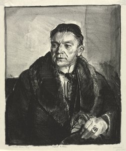 Robert Aitken portréja, második kő alkotó: George Bellows