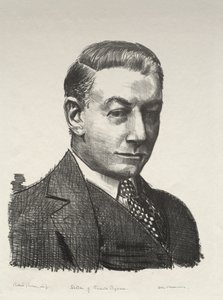 Frank Byrne vázlata alkotó: George Bellows