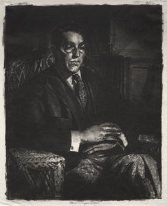 Speicher egy széken ülve alkotó: George Bellows
