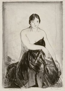 A modell, a második kő alkotó: George Bellows