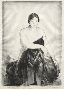 A modell, a második kő alkotó: George Bellows
