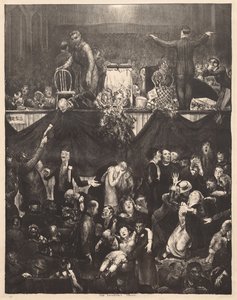 A Fűrészpor-ösvény alkotó: George Bellows