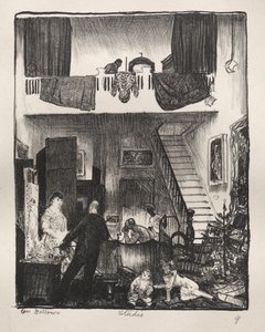 A műterem, 1916 karácsonya alkotó: George Bellows