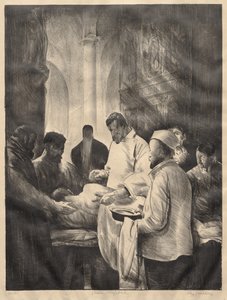 Háborús sorozat:  Báziskórház, Második Kő alkotó: George Bellows