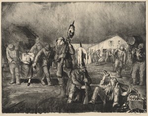 Háborús sorozat:  A Bacchanale alkotó: George Bellows