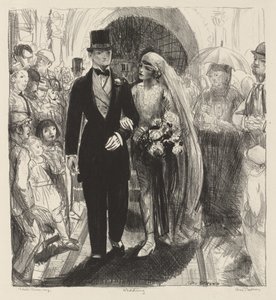 Esküvő alkotó: George Bellows