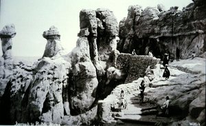 Az új-mexikói Pueblo Acoma megközelítése alkotó: George Benjamin (Ben) Wittick