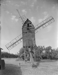 Bozeat szélmalom, Bozeat, Wellingborough, Northamptonshire, 1947.