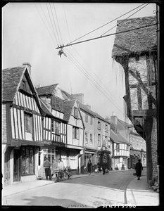 Friar Street, Worcester, Worcestershire, 1942.