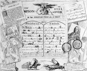A bajnok, vagy esti hirdető, Hercules kapitány, Vinegar of Pall Mall, 1744