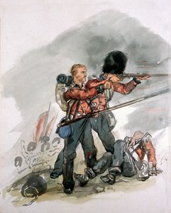Két gárda utolsó állása a csatában, 1854 körül