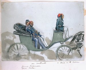 Un contrast: La Marmora tábornok és Omar Pasha, egy autóút a Krím-félszigeten, a „Cadogan