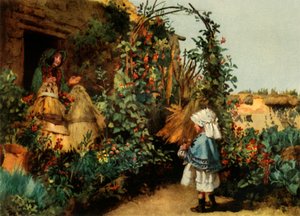 "A Cottage Garden at Stapleford, Wiltshire", 1886, 1944.