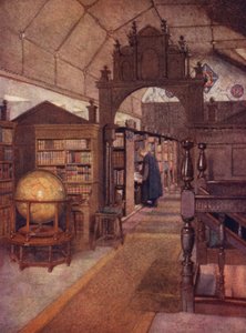 Oxford: Merton Library (színes litó)