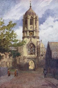 Oxford: Tom Tower, Christ Church (színes litó)