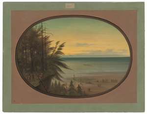 Egy indiai létra - Nayas indiánok alkotó: George Catlin