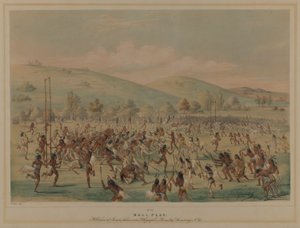 Ball Play (La Crosse) alkotó: George Catlin