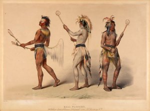 Labdajátékosok alkotó: George Catlin