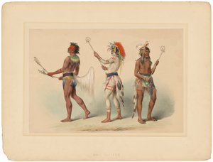 Labdajátékosok alkotó: George Catlin