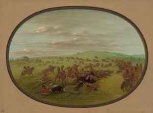 Camanchees Moving, 18611869. alkotó: George Catlin