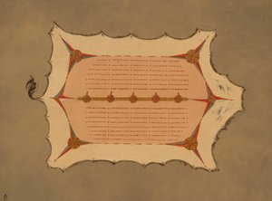 Fakszimile egy sziú köntösről sertéstollakkal, 18611869. alkotó: George Catlin