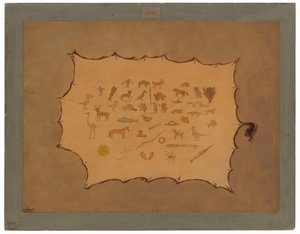 Egy Ojibbeway köntös fakszimile alkotó: George Catlin