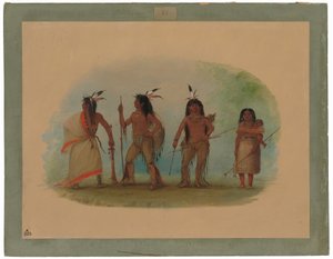 Négy apacs indián alkotó: George Catlin