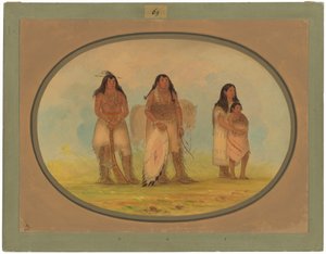 Négy kiowai indián alkotó: George Catlin