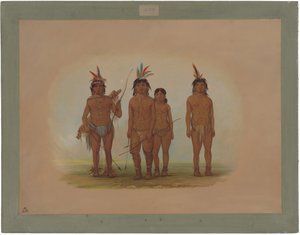 Négy macouchi indián alkotó: George Catlin