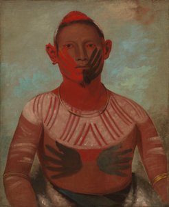 I-o-wáy, Fekete Sólyom egyik fő harcosa alkotó: George Catlin