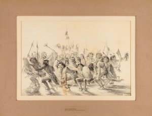 Indián fejbőr tánc... nem. 31 alkotó: George Catlin
