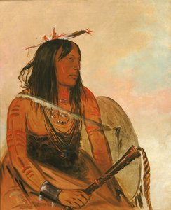 Ish-a-ró-yeh, Aki farkast hordoz, egy kiváló bátor ember alkotó: George Catlin