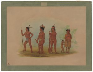 Clatsop indiánok alkotó: George Catlin